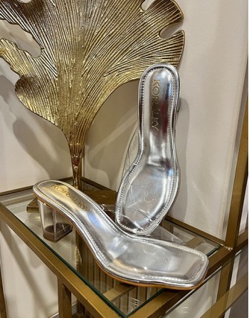 Transparent heels